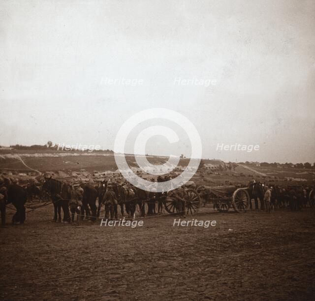 Artillery, Genicourt, northern France, c1914-c1918. Artist: Unknown.