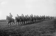 Artillery hike, San Antonio, between c1910 and c1915. Creator: Bain News Service