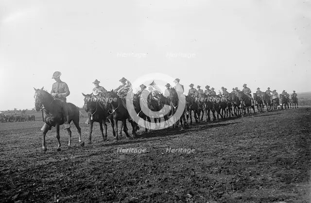 Artillery hike, San Antonio, between c1910 and c1915. Creator: Bain News Service.