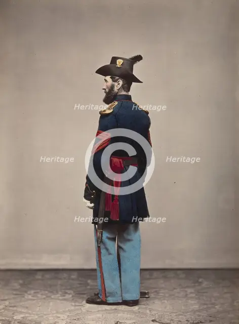 Artillery, Quartermaster Sergeant, 1866. Creator: Attributed to Oliver H. Willard.