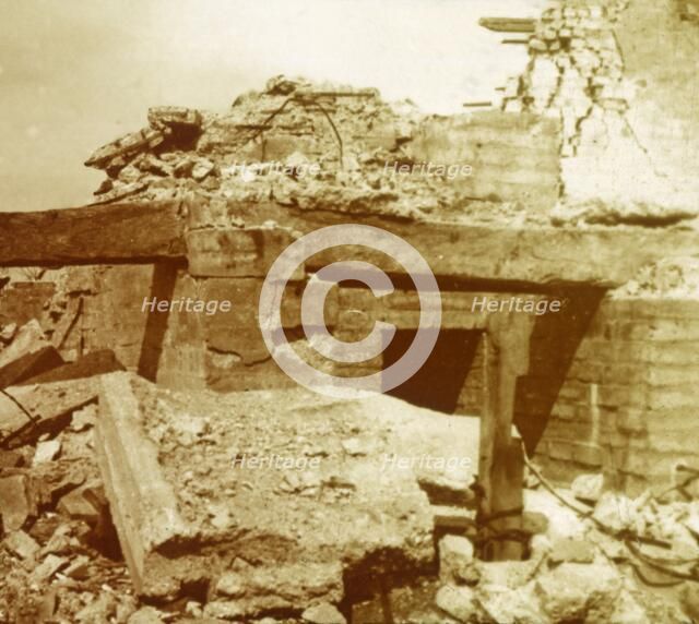 Artillery, Ramskapelle, Belgium, c1914-c1918. Artist: Unknown.