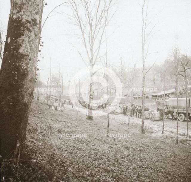 Artillery, Somme, northern France, c1914-c1918. Artist: Unknown.