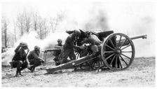 Artillery training, Fort Sheridan, Illinois, USA, 1932