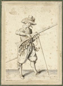 Artilleryman, n.d. Creators: Unknown, Jacques de Gheyn II