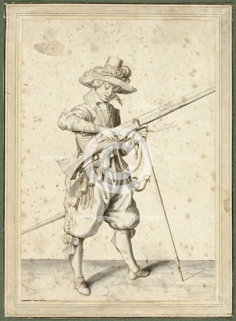 Artilleryman, n.d. Creators: Unknown, Jacques de Gheyn II.