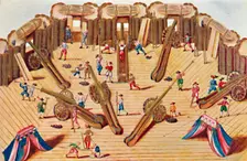 Artillerists at Work (MS. Add. 15,726) 1903