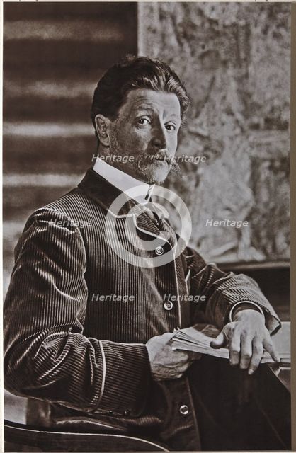Artist Mikhail Alexandrovich Vrubel (1856-1910). Artist: Fischer, Karl August (1859-after 1923)