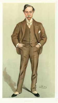 Artist and R A William Quiller Orchardson, Scottish artist, 1898. Creator: Sir Leslie Matthew Ward