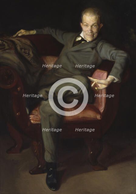 Artist Fahle Basilier, 1908. Creator: Antti Faven.