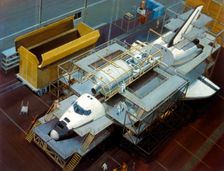 Artist's impression of Space Shuttle. Creator: NASA