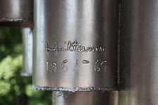 Artist's signature, Sibelius Monument, Sibelius Park, Helsinki, Finland, 2011 Creator: Sheldon Marshall