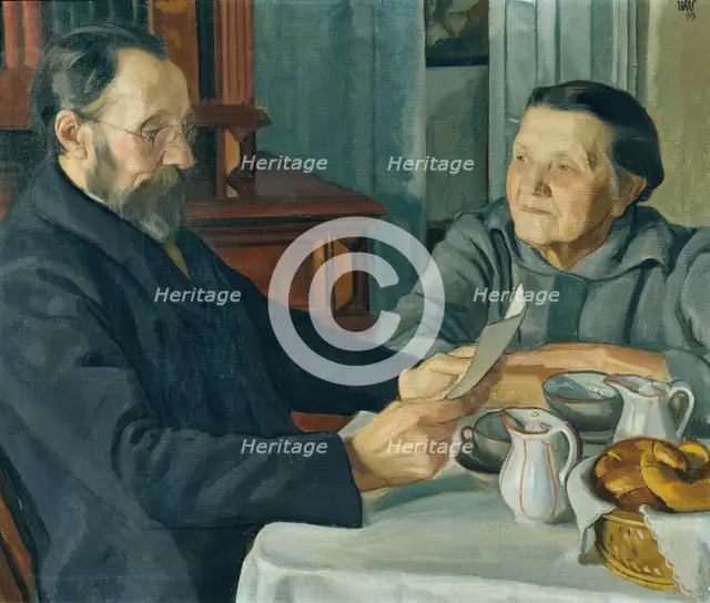 Artist's parents, 1913. Creator: Wojciech Weiss.