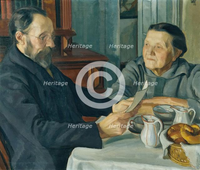 Artist's parents, 1913. Creator: Wojciech Weiss.