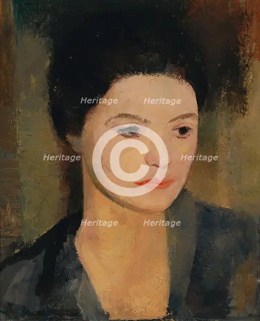 Artist’s wife, 1928. Creator: Viktor Tischler.
