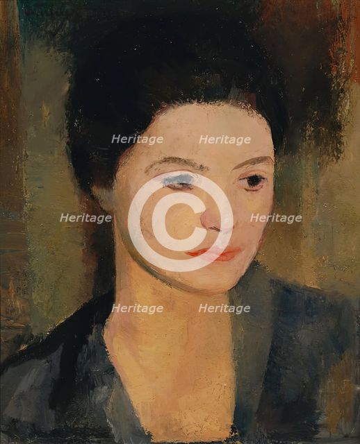 Artist’s wife, 1928. Creator: Viktor Tischler.