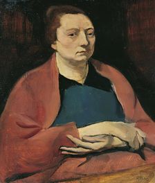 Artist’s wife, 1921. Creator: Georges Kars
