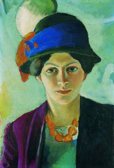 Artist's Wife with Hat, 1909