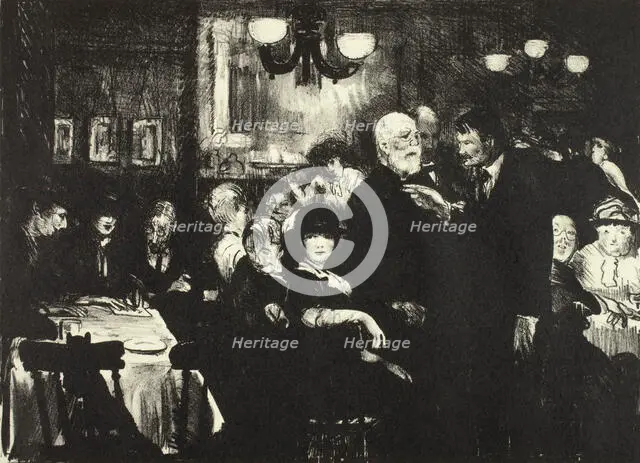 Artists' Evening, 1916. Creator: George Wesley Bellows.