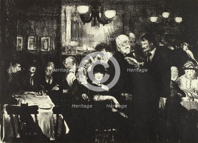 Artists' Evening, 1916. Creator: George Wesley Bellows.