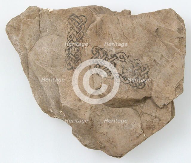 Artist's Sketch, Coptic, 7th century. Creator: Unknown.