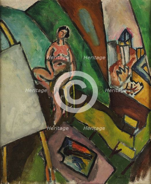 Artist's studio, 1907. Creator: Dufy, Raoul (1877-1953).