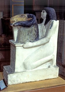 Artisan of Deir el Medina adoring Amon