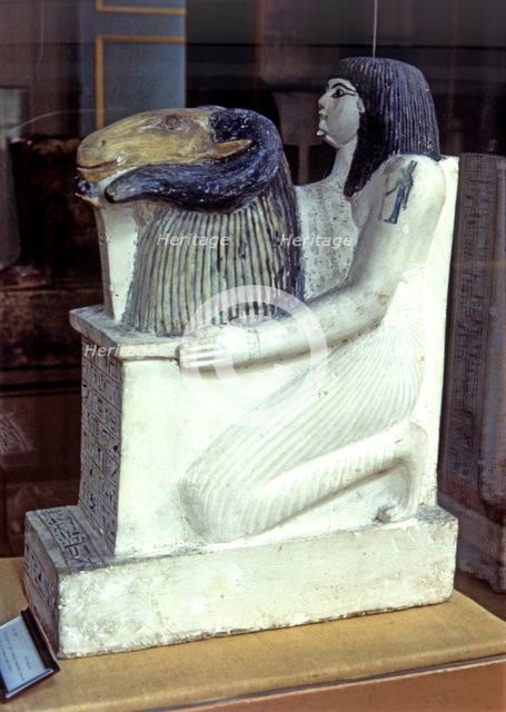 Artisan of Deir el Medina adoring Amon.