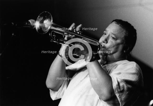 Arturo Sandoval, Brecon Jazz Festival, 1997. Creator: Brian Foskett.