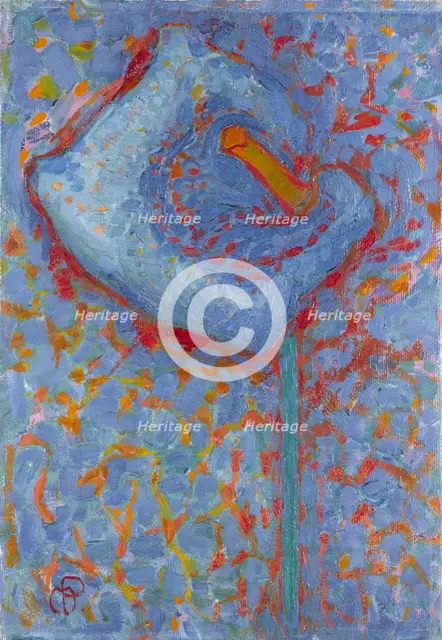 Arum Lily, 1908-1909. Creator: Mondrian, Piet (1872-1944).