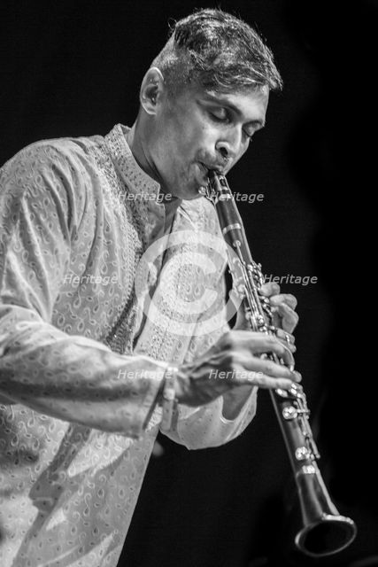 Arun Ghosh, 2018. Artist: Alan John Ainsworth.