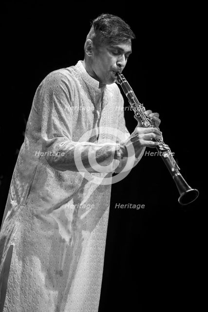 Arun Ghosh, 2018. Artist: Alan John Ainsworth.