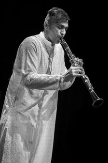 Arun Ghosh, 2018. Artist: Alan John Ainsworth