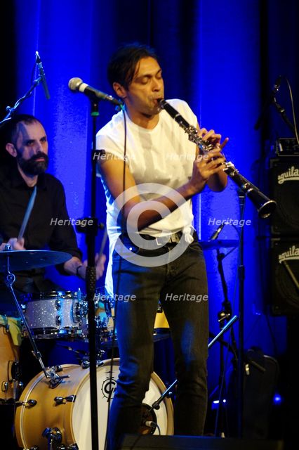 Arun Ghosh, Ropetackle Arts Centre, Shoreham, West Sussex, Jan 2016. Artist: Brian O'Connor.
