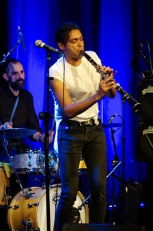 Arun Ghosh, Ropetackle Arts Centre, Shoreham, West Sussex, Jan 2016. Artist: Brian O'Connor