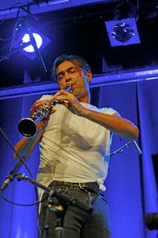 Arun Ghosh, Ropetackle Arts Centre, Shoreham, West Sussex, Jan 2016. Artist: Brian O'Connor