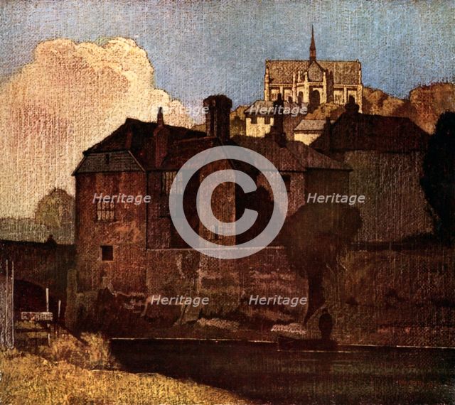 Arundel, West Sussex, 1926.Artist: Bertram Nicholls