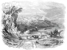 Arundel Castle and Town, 1845. Creator: Unknown