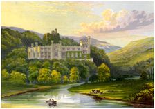 Arundel Castle, Sussex, home of the Duke of Norfolk, c1880