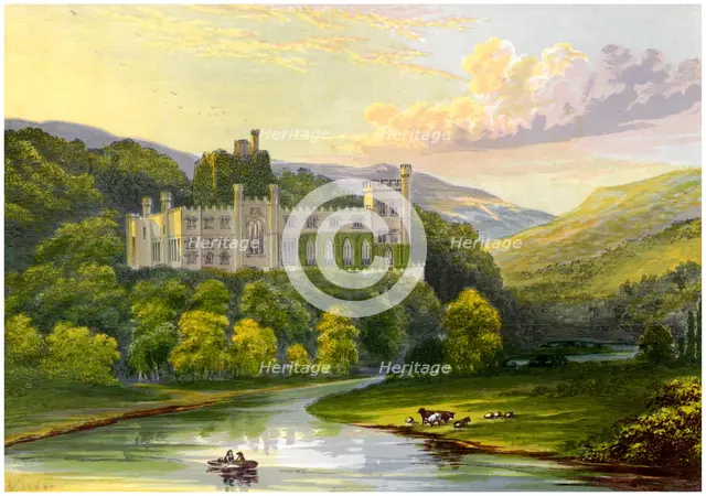 Arundel Castle, Sussex, home of the Duke of Norfolk, c1880. Artist: Unknown