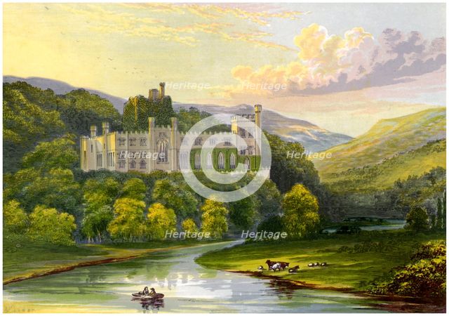 Arundel Castle, Sussex, home of the Duke of Norfolk, c1880. Artist: Unknown