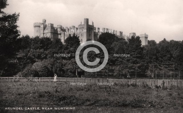 Arundel Castle, West Sussex, early 20th century. Artist: Unknown