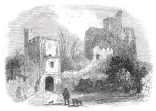 Arundel Castle - the Keep and Norman Gateway, 1845. Creator: Unknown