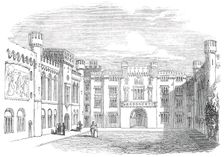 Arundel Castle - the Quadrangle, 1845. Creator: Unknown