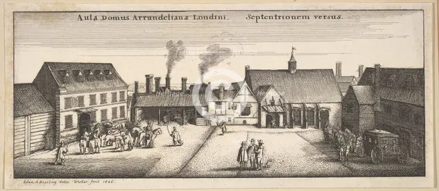Arundel House from the North, copy, 17th century (?). Creator: Wenceslaus Hollar.