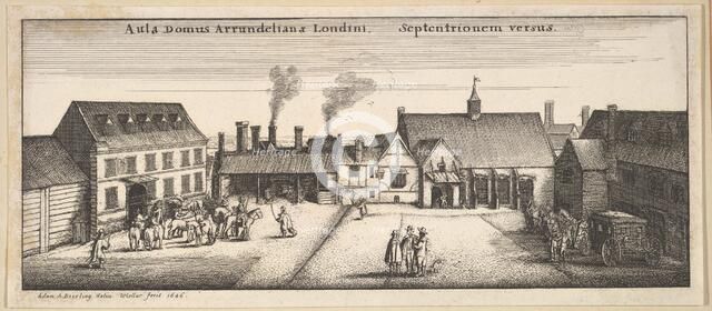 Arundel House from the North, copy, 17th century (?). Creator: Wenceslaus Hollar.