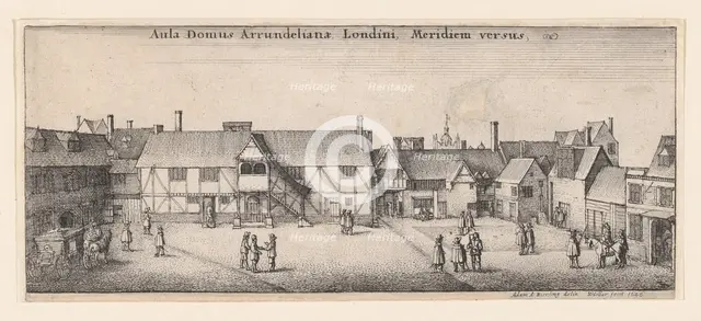 Arundel House from the South, 1646., 1646. Creator: Wenceslaus Hollar.