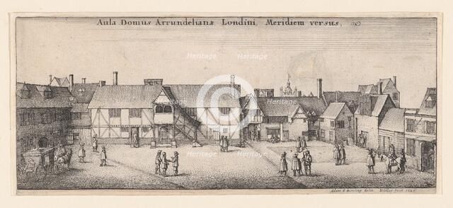 Arundel House from the South, 1646., 1646. Creator: Wenceslaus Hollar.