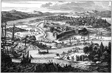 Arx Carolina, the ancient fortified settlement at Charleston, South Carolina, c1673 (1901)