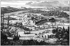 Arx Carolina, the ancient fortified settlement at Charleston, South Carolina, c1673 (1901)