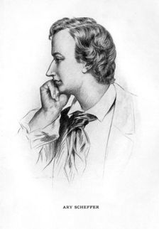 Ary Scheffer, French painter, (1912)